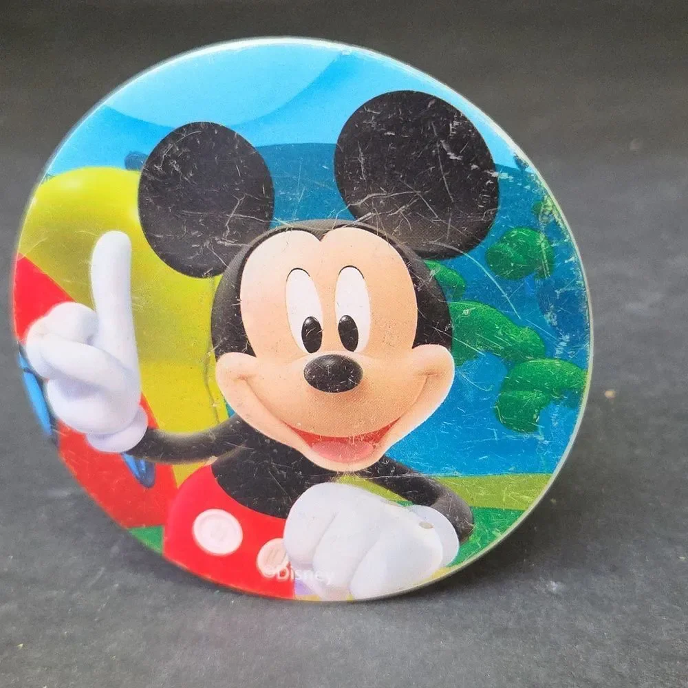 Vintage Walt Disney Mickey Mouse Bicycle Bell w/Clamp With Misc‎ Collectibles